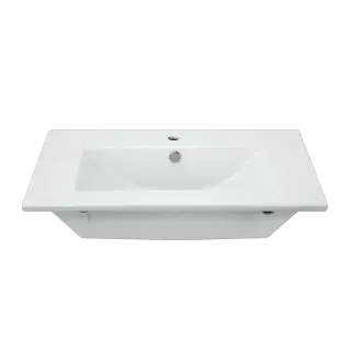 Раковина Sanita Luxe Quadro WB.FN/Quadro/75-C/WHT.G/S1 75 см